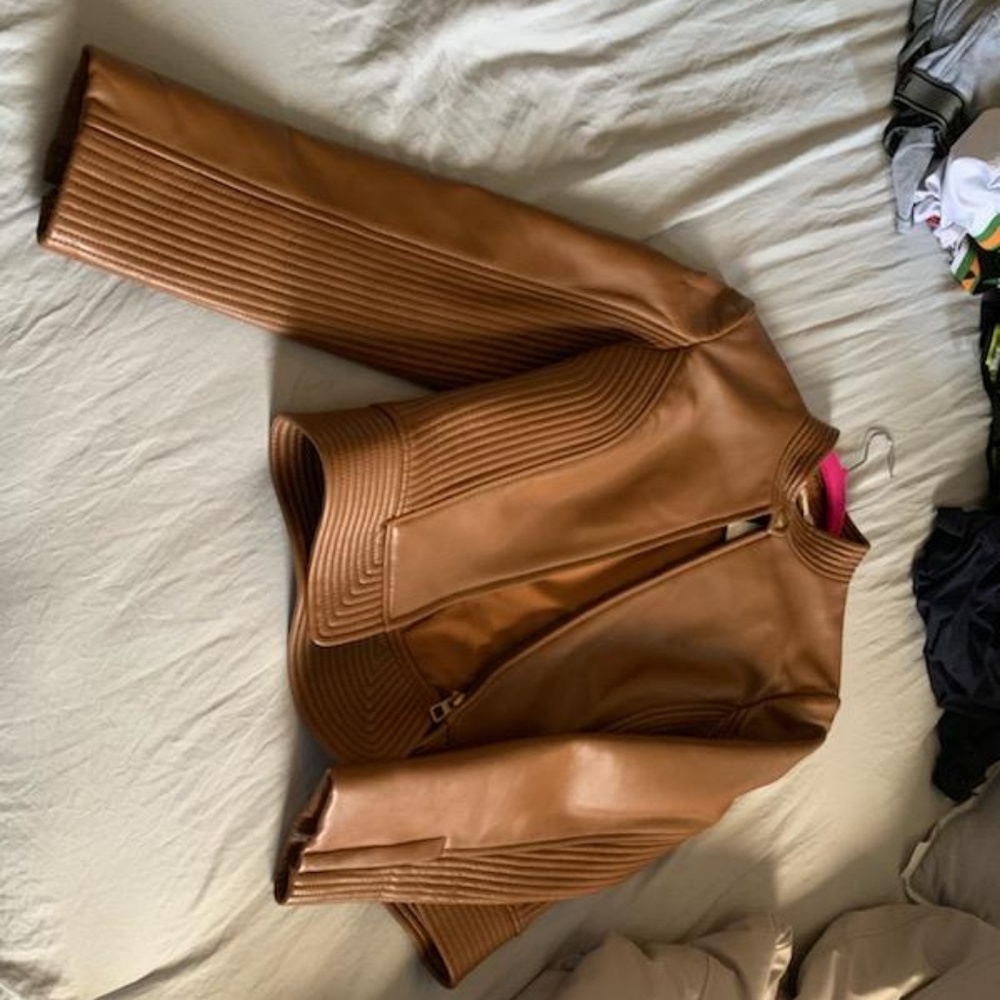 Women's leather jacket